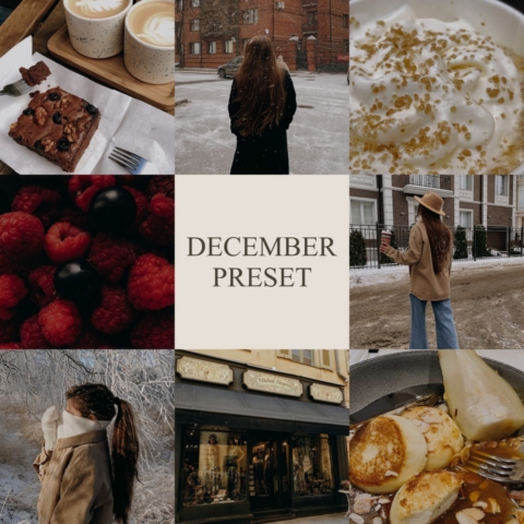 [Lightroom] DECEMBER PRESET for MOBILE