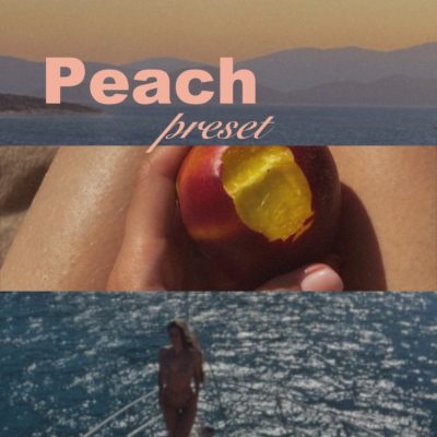 [Lightroom] PEACH PRESET for MOBILE